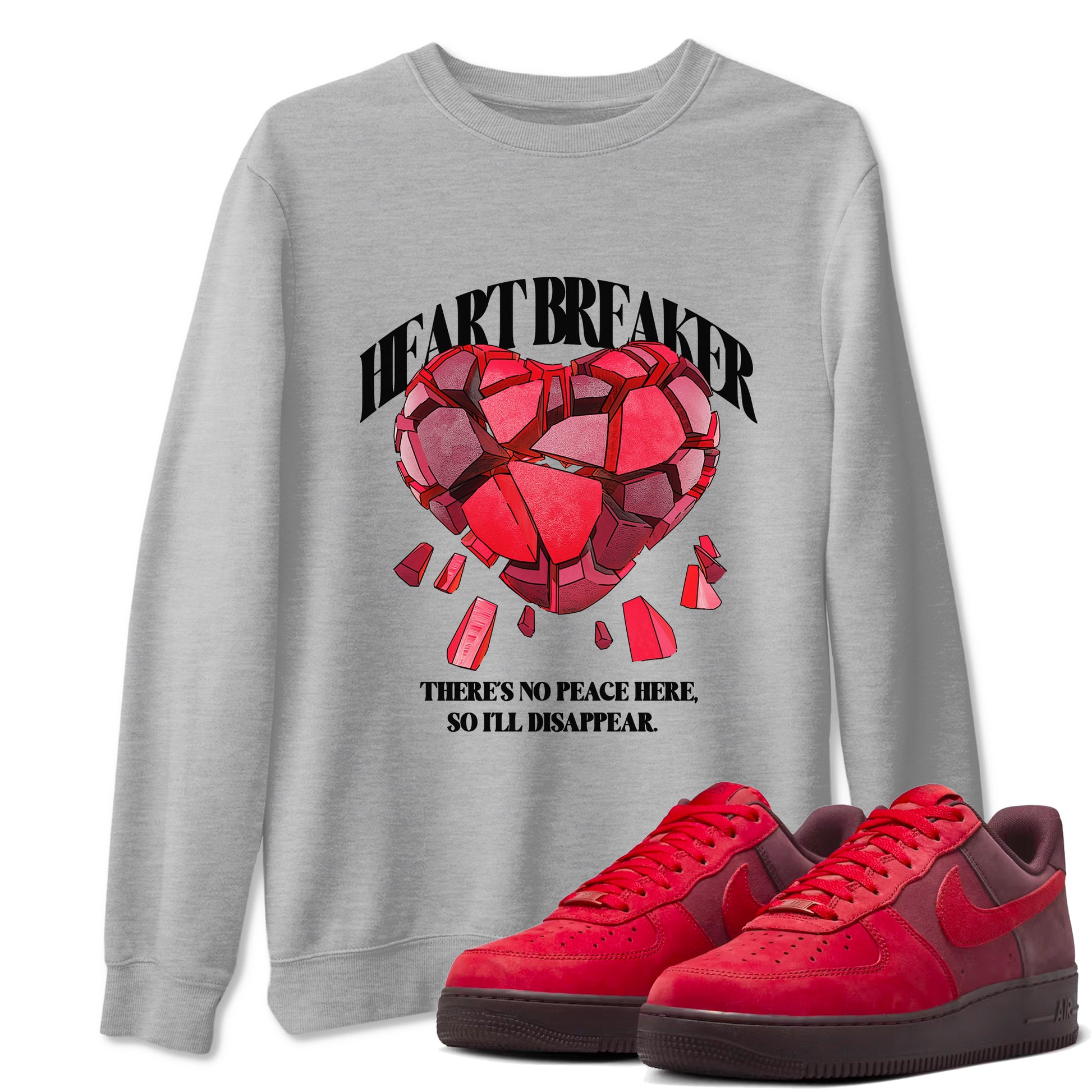 Heart Breaker SNRT Sneaker Tees - Air Force 1 Layers Of Love - SNRT Sneaker Tee