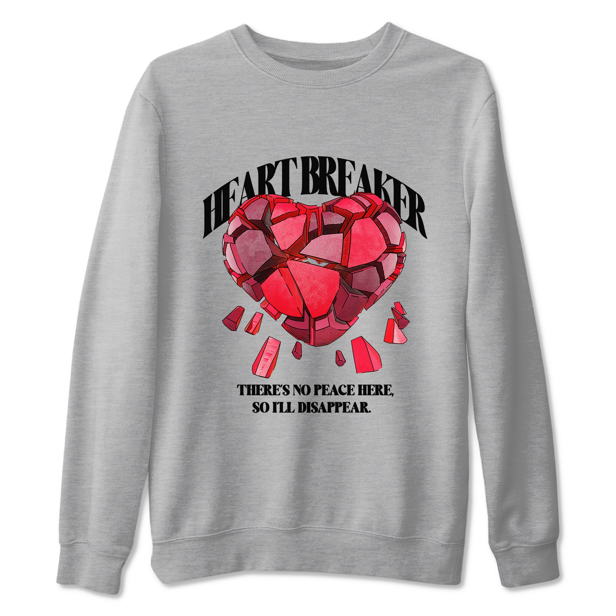 Air Force 1 Layers of Love shirt to match jordans Heart Breaker sneaker tees AF1 Layers of Love SNRT Sneaker Release Tees unisex cotton Heather Grey 1 crew neck shirt
