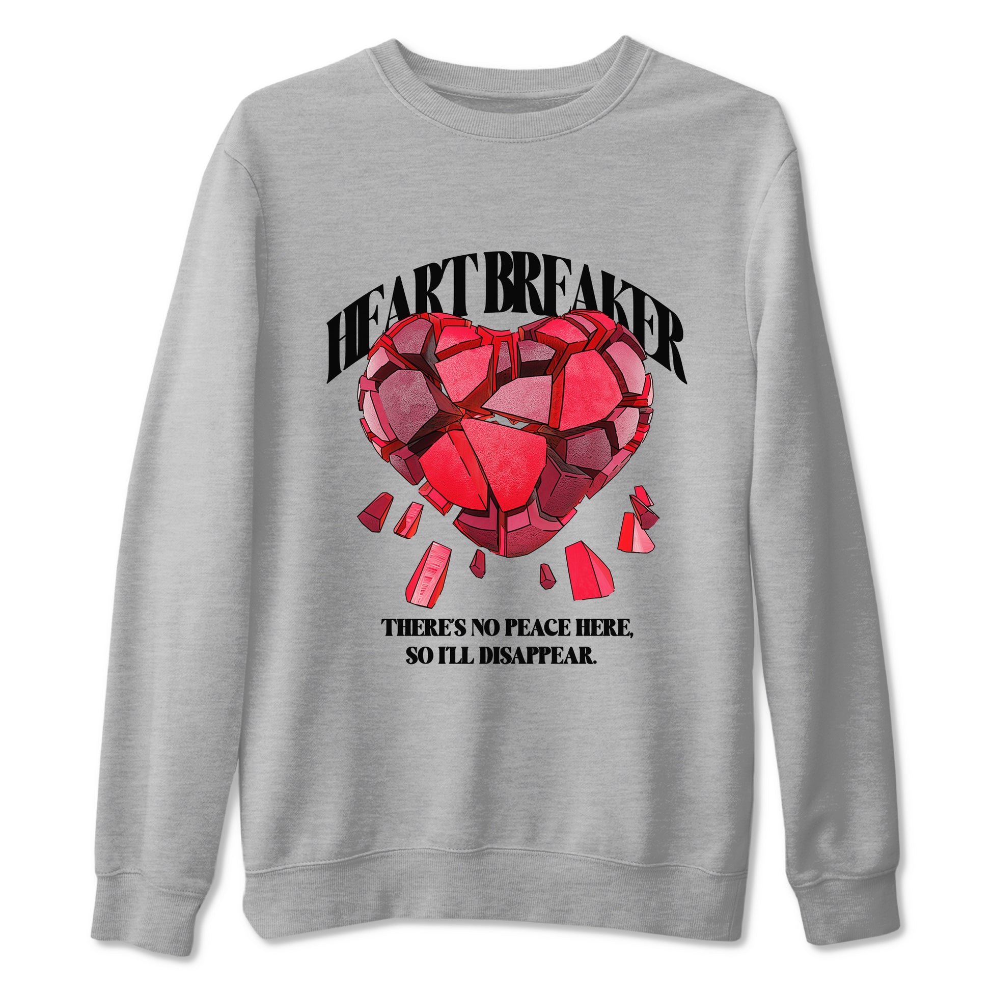 Air Force 1 Layers of Love shirt to match jordans Heart Breaker sneaker tees AF1 Layers of Love SNRT Sneaker Release Tees unisex cotton Heather Grey 1 crew neck shirt