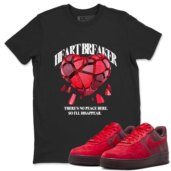 Air Force 1 Layers of Love shirt to match jordans Heart Breaker sneaker tees AF1 Layers of Love SNRT Sneaker Release Tees unisex cotton Black 1 crew neck shirt