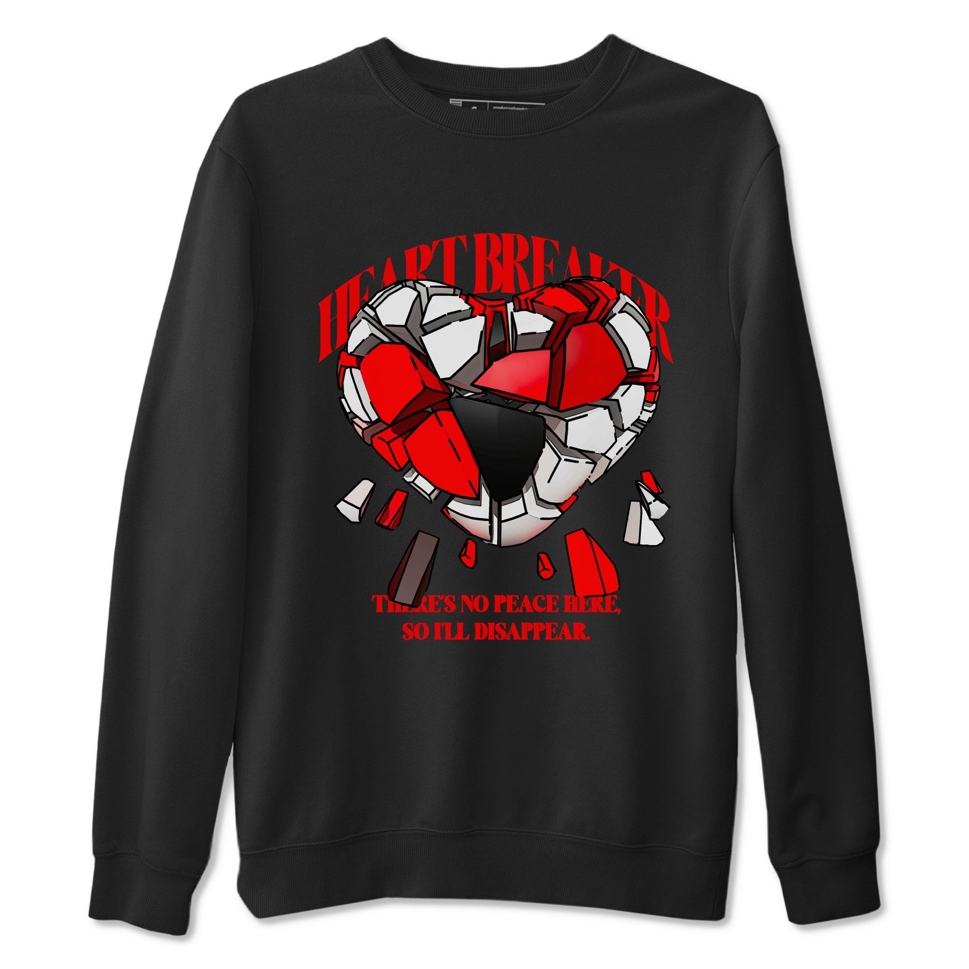 1s Black Toe Reimagined shirts to match jordans Heart Breaker best t shirts to wear with jordans AJ1 High OG Black Toe Reimagined match shoes to clothes SNRT Sneaker Tees unisex cotton Black 2 shirts