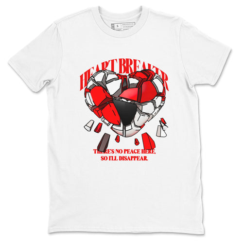 1s Black Toe Reimagined shirts to match jordans Heart Breaker best t shirts to wear with jordans AJ1 High OG Black Toe Reimagined match shoes to clothes SNRT Sneaker Tees unisex cotton White 2 shirts