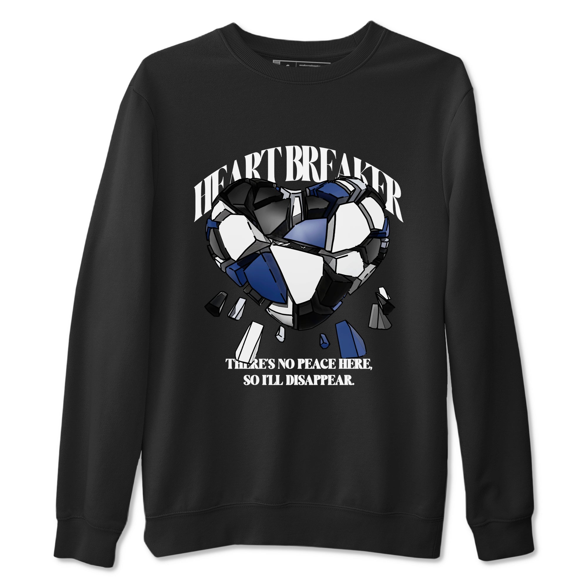 1s Midnight Navy shirts to match jordans Heart Breaker sneaker match tees Air Jordan 1 Midnight Navy match shoes to clothes SNRT Sneaker Tees unisex cotton Black 2 shirts