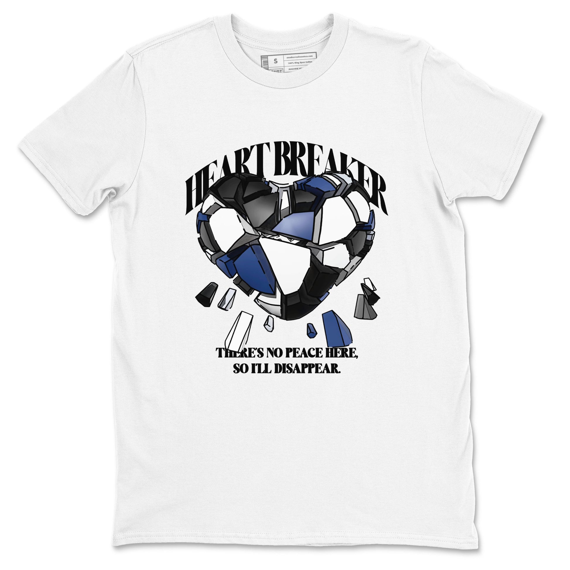 1s Midnight Navy shirts to match jordans Heart Breaker sneaker match tees Air Jordan 1 Midnight Navy match shoes to clothes SNRT Sneaker Tees unisex cotton White 2 shirts