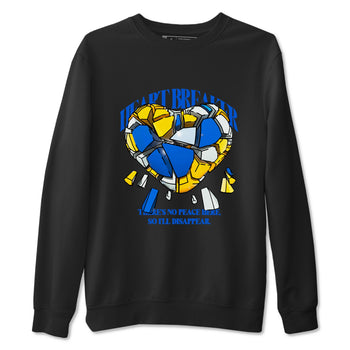 1s Travis Scott Canary shirt to match jordans Heart Breaker sneaker tees Air Jordan 1 Travis Scott Canary SNRT Sneaker Release Tees unisex cotton Black 2 crew neck shirt