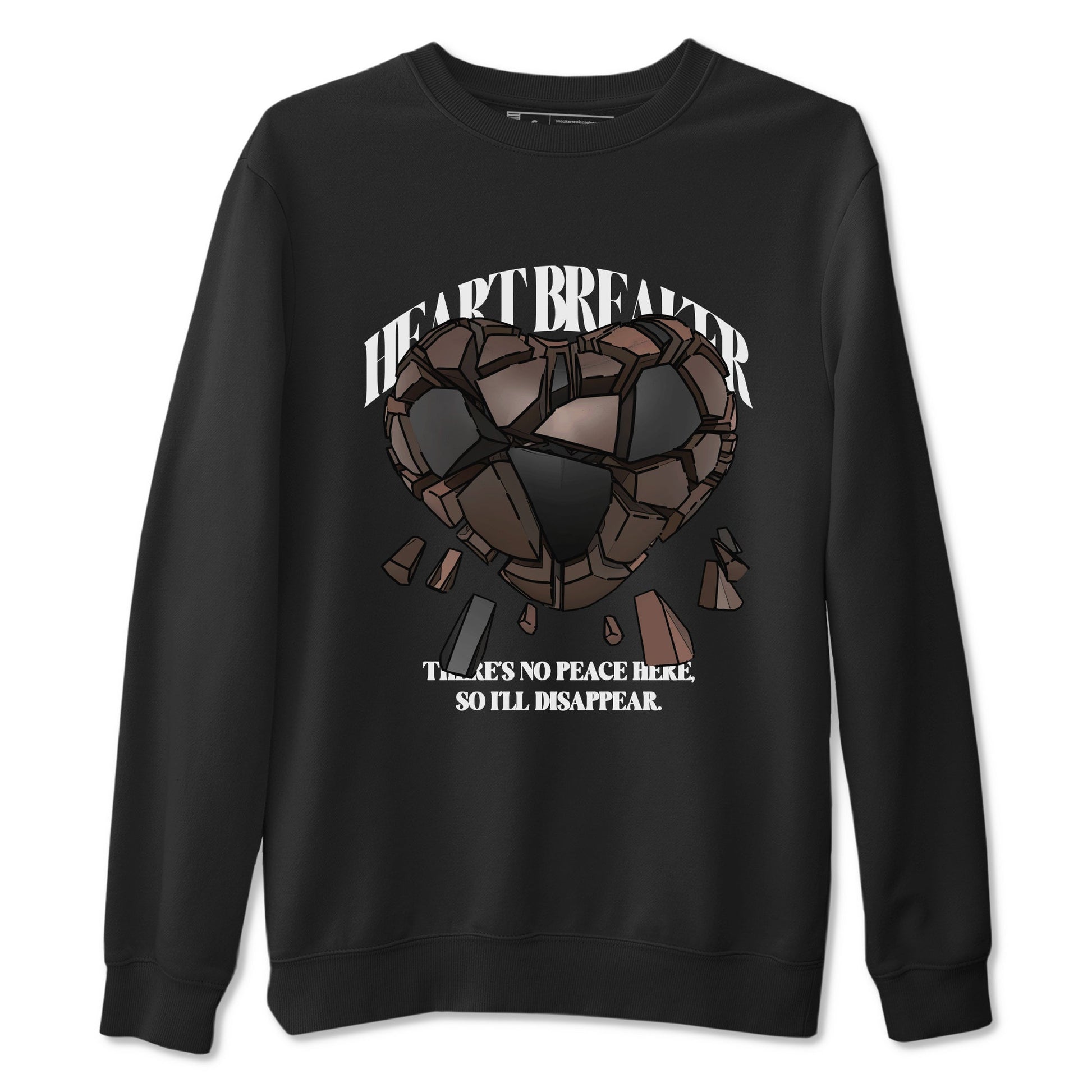 Air Jordan 1 Travis Scott Velvet Brown shirts to match jordans Heart Breaker sneaker match tees Travis Scott x Air Jordan 1 Low OG Velvet Brown best t shirts to wear with jordans SNRT Sneaker Tees unisex cotton Black 2 shirts