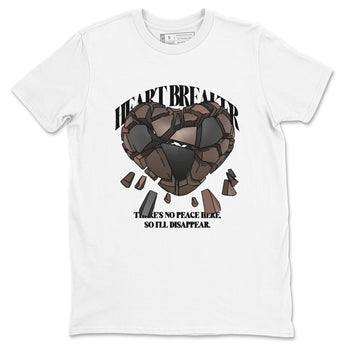 Air Jordan 1 Travis Scott Velvet Brown shirts to match jordans Heart Breaker sneaker match tees Travis Scott x Air Jordan 1 Low OG Velvet Brown best t shirts to wear with jordans SNRT Sneaker Tees unisex cotton White 2 shirts
