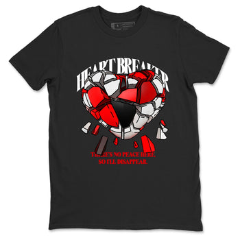Jordan 11 Low Bred t-shirts to match jordans Heart Breaker sneaker match tees Air Jordan 11 Bred graphic tee for sneakerheads SNRT Sneaker Tees unisex cotton Black 2 shirts