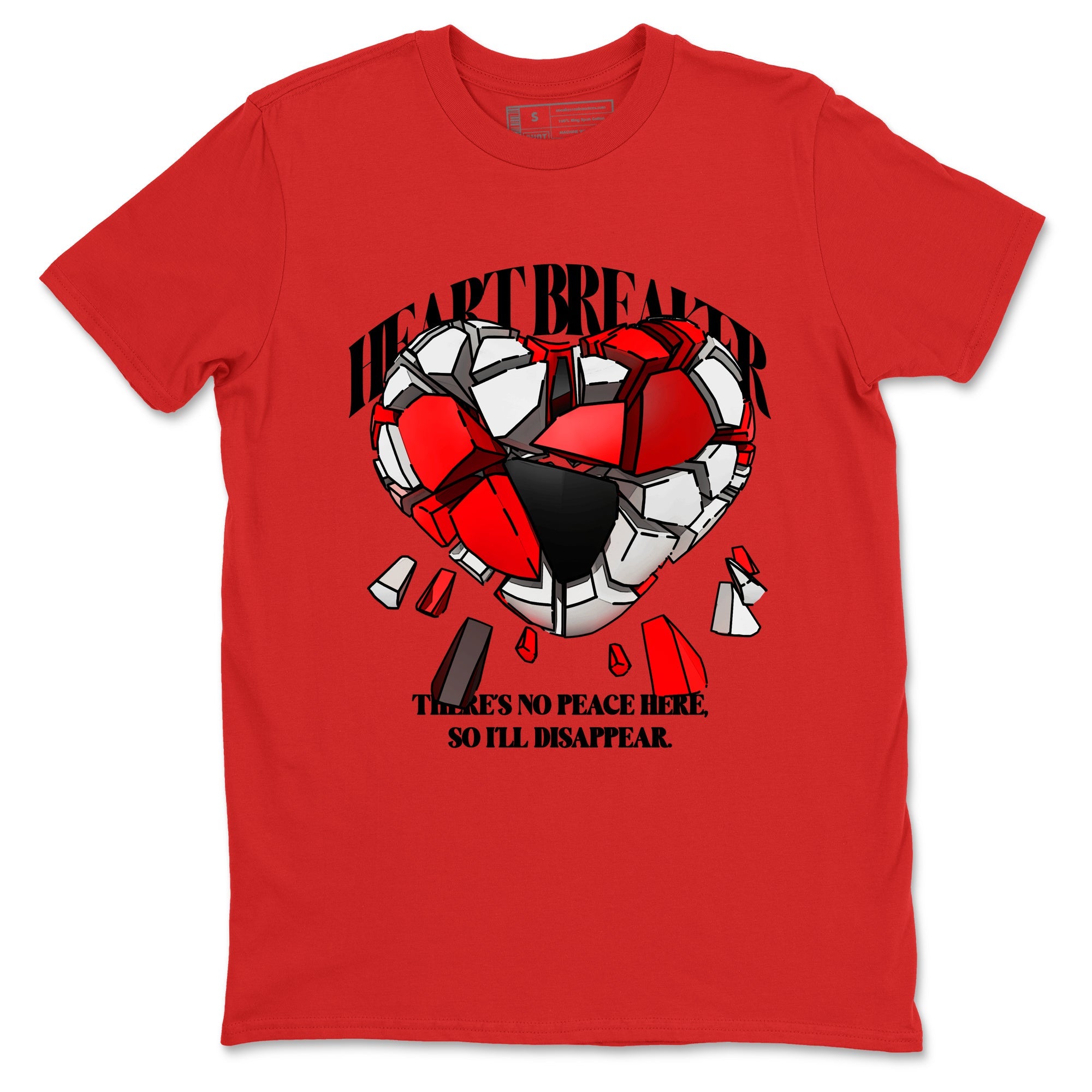 Jordan 11 Low Bred t-shirts to match jordans Heart Breaker sneaker match tees Air Jordan 11 Bred graphic tee for sneakerheads SNRT Sneaker Tees unisex cotton Red 2 shirts