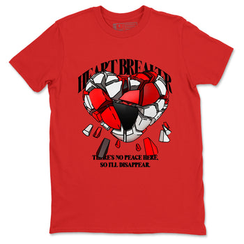Jordan 11 Low Bred t-shirts to match jordans Heart Breaker sneaker match tees Air Jordan 11 Bred graphic tee for sneakerheads SNRT Sneaker Tees unisex cotton Red 2 shirts