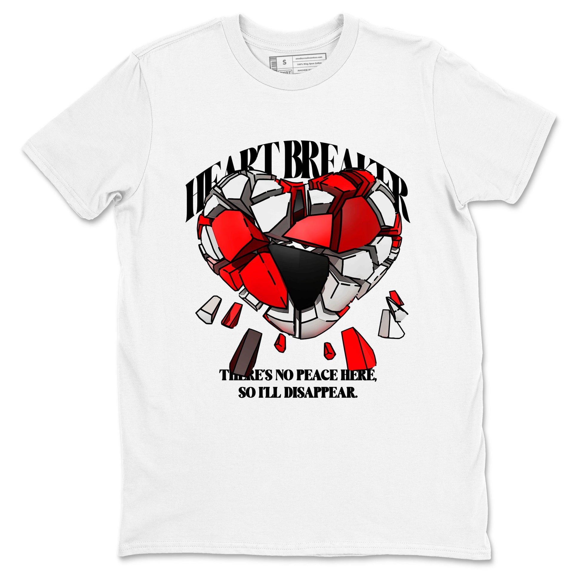 Jordan 11 Low Bred t-shirts to match jordans Heart Breaker sneaker match tees Air Jordan 11 Bred graphic tee for sneakerheads SNRT Sneaker Tees unisex cotton White 2 shirts