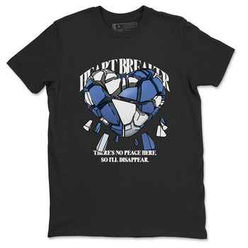 11s Diffused Blue Shirts To Match Jordans Heart Breaker sneaker match tees Air Jordan 11 Diffused Blue Tee SNRT Sneaker Release Tees unisex cotton Black 2 crew neck shirts