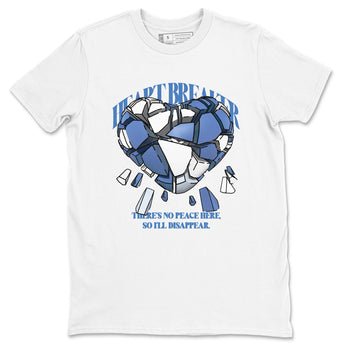 11s Diffused Blue Shirts To Match Jordans Heart Breaker sneaker match tees Air Jordan 11 Diffused Blue Tee SNRT Sneaker Release Tees unisex cotton White 2 crew neck shirts