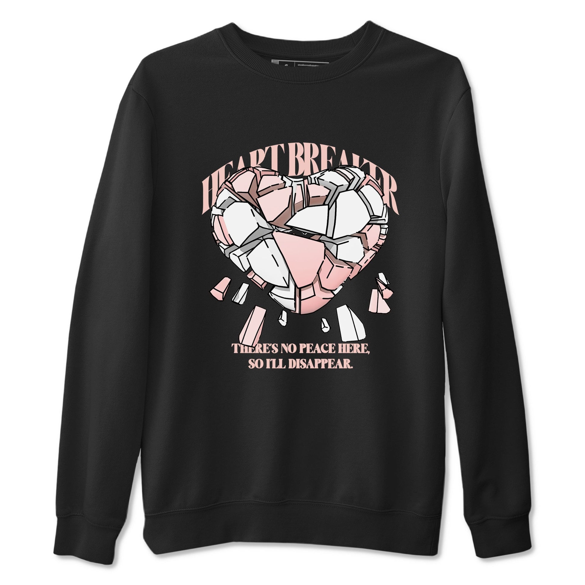 11s Legend Pink shirts to match jordans Heart Breaker sneaker match tees Air Jordan 11 Legend Pink SNRT Sneaker Tees streetwear brand Black 2 unisex cotton tee