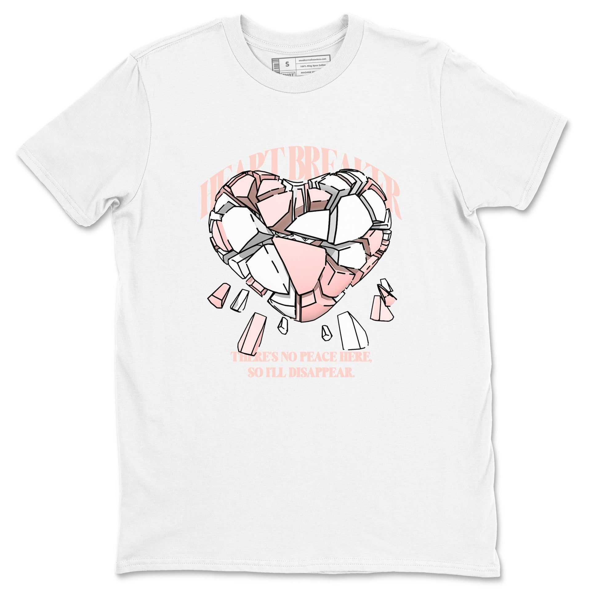 11s Legend Pink shirts to match jordans Heart Breaker sneaker match tees Air Jordan 11 Legend Pink SNRT Sneaker Tees streetwear brand White 2 unisex cotton tee