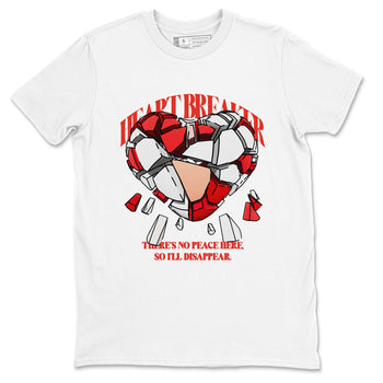 13s Dune Red shirts to match jordans Heart Breaker sneaker match tees Air Jordan 13 Dune Red SNRT Sneaker Tees streetwear brand White 2 unisex cotton tee