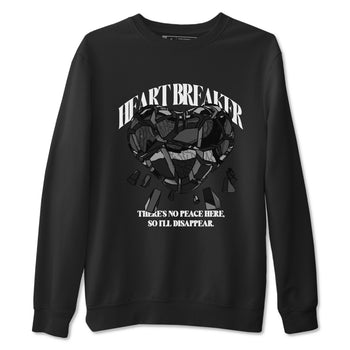 Air Jordan 3 Black Cat shirts to match jordans Heart Breaker sneaker tees 3s Retro Black Cat best t-shirts to wear with jordans SNRT Sneaker Tees unisex cotton Black 2 shirts