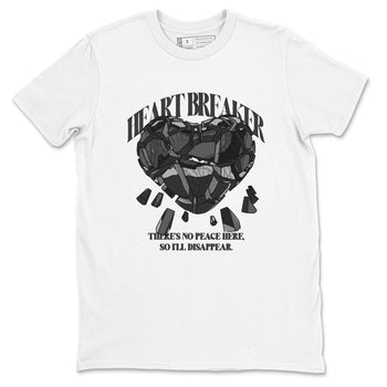 Air Jordan 3 Black Cat shirts to match jordans Heart Breaker sneaker tees 3s Retro Black Cat best t-shirts to wear with jordans SNRT Sneaker Tees unisex cotton White 2 shirts