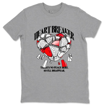 3s Cement Grey shirts to match jordans Heart Breaker sneaker match tees Air Jordan 3 Cement Grey SNRT Sneaker Release Tees unisex cotton Heather Grey 2 crew neck shirts
