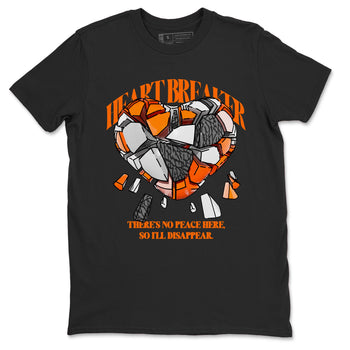 3s Georgia Peach shirt to match jordans Heart Breaker sneaker tees Air Jordan 3 Georgia Peach SNRT Sneaker Release Tees unisex cotton Black 2 crew neck shirt