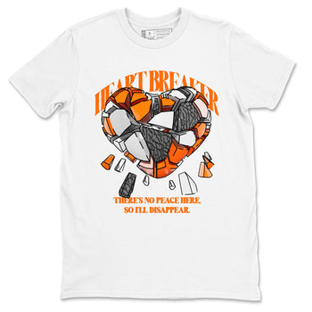 3s Georgia Peach shirt to match jordans Heart Breaker sneaker tees Air Jordan 3 Georgia Peach SNRT Sneaker Release Tees unisex cotton White 2 crew neck shirt