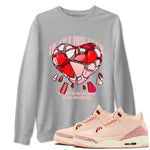 Heart Breaker SNRT Sneaker Tees - Air Jordan 3 Valentines Day