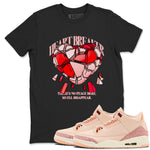 Heart Breaker SNRT Sneaker Tees - Air Jordan 3 Valentines Day