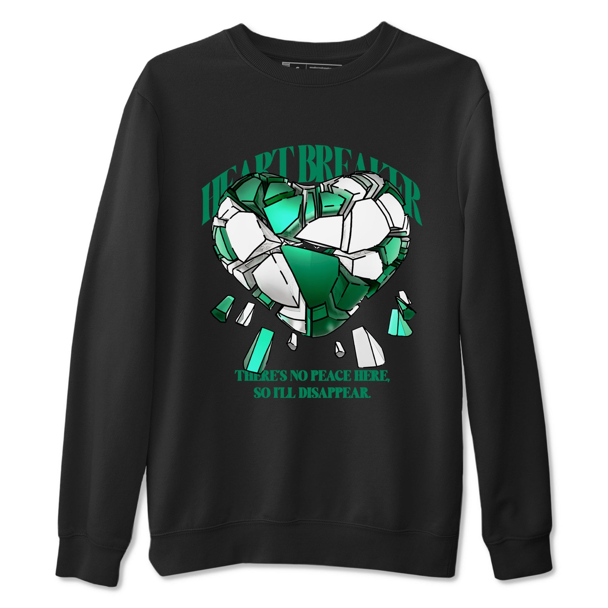 4s Oxidized Green shirts to match jordans Heart Breaker sneaker match tees Air Jordan 4 Oxidized Green SNRT Sneaker Tees streetwear brand Black 2 unisex cotton tee