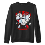 6s Fire Red shirts to match jordans Heart Breaker best t shirts to wear with jordans Air Jordan 6 Fire Red match shoes to clothes SNRT Sneaker Tees unisex cotton Black 2 shirts