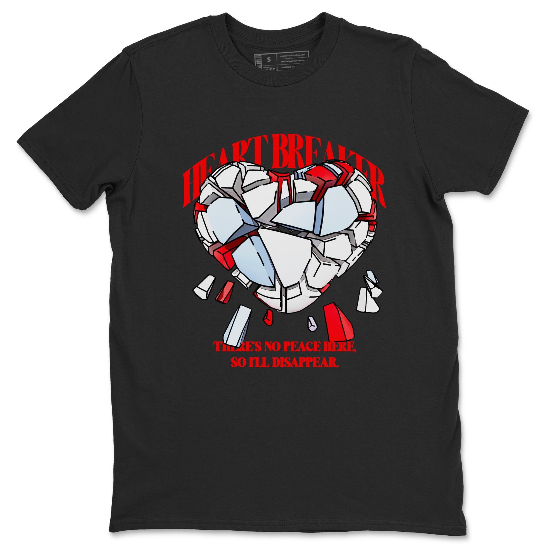 6s Fire Red shirts to match jordans Heart Breaker best t shirts to wear with jordans Air Jordan 6 Fire Red match shoes to clothes SNRT Sneaker Tees unisex cotton Black 2 shirts