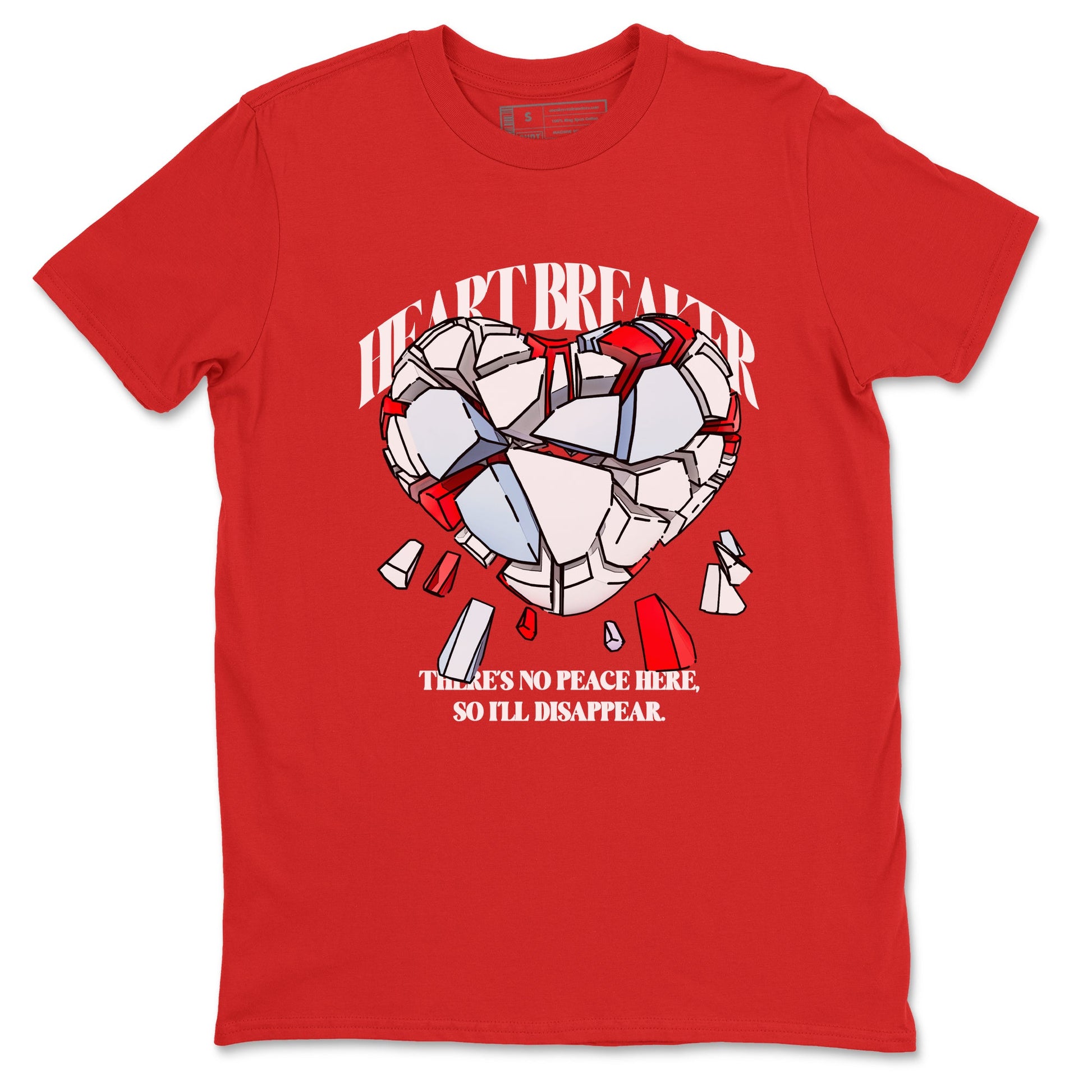 6s Fire Red shirts to match jordans Heart Breaker best t shirts to wear with jordans Air Jordan 6 Fire Red match shoes to clothes SNRT Sneaker Tees unisex cotton Red 2 shirts