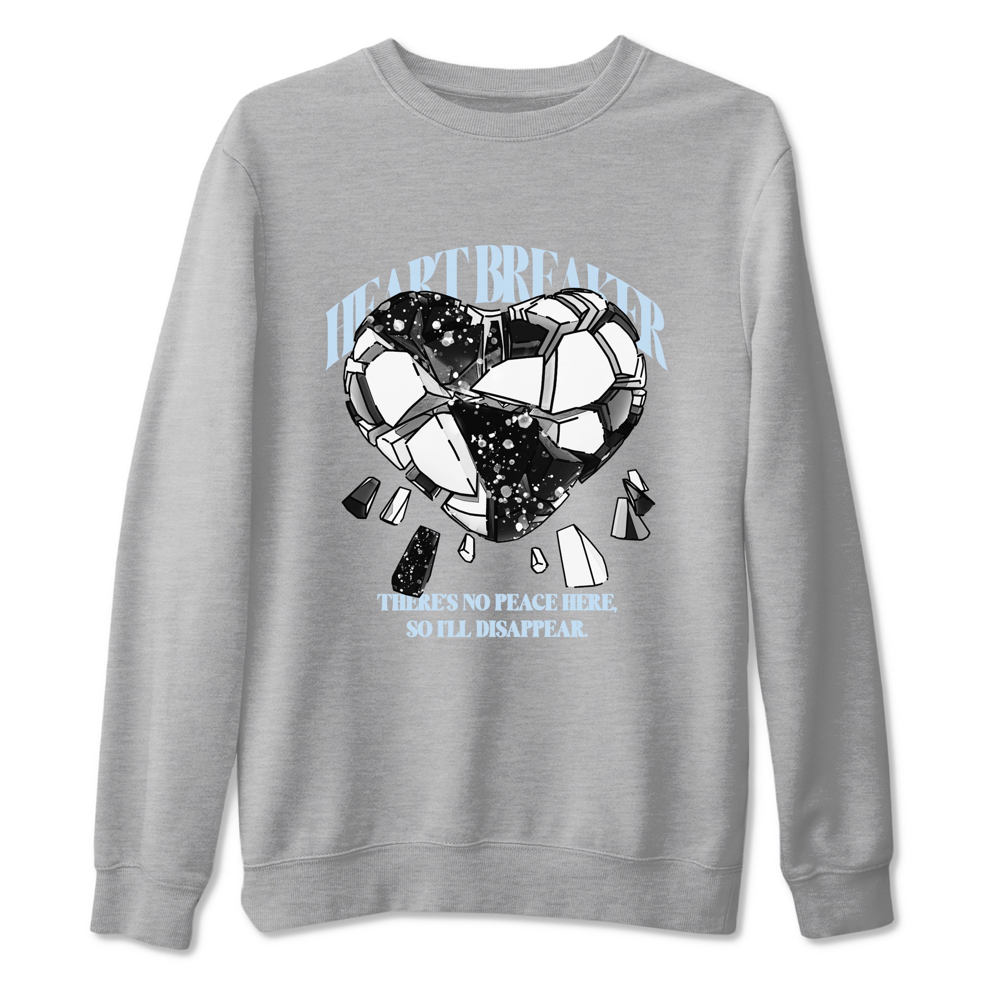 AJ6 White Black shirts to match jordans Heart Breaker sneaker match tees Air Jordan 6 White Black SNRT Sneaker Tees streetwear brand Heather Grey 2 unisex cotton tee