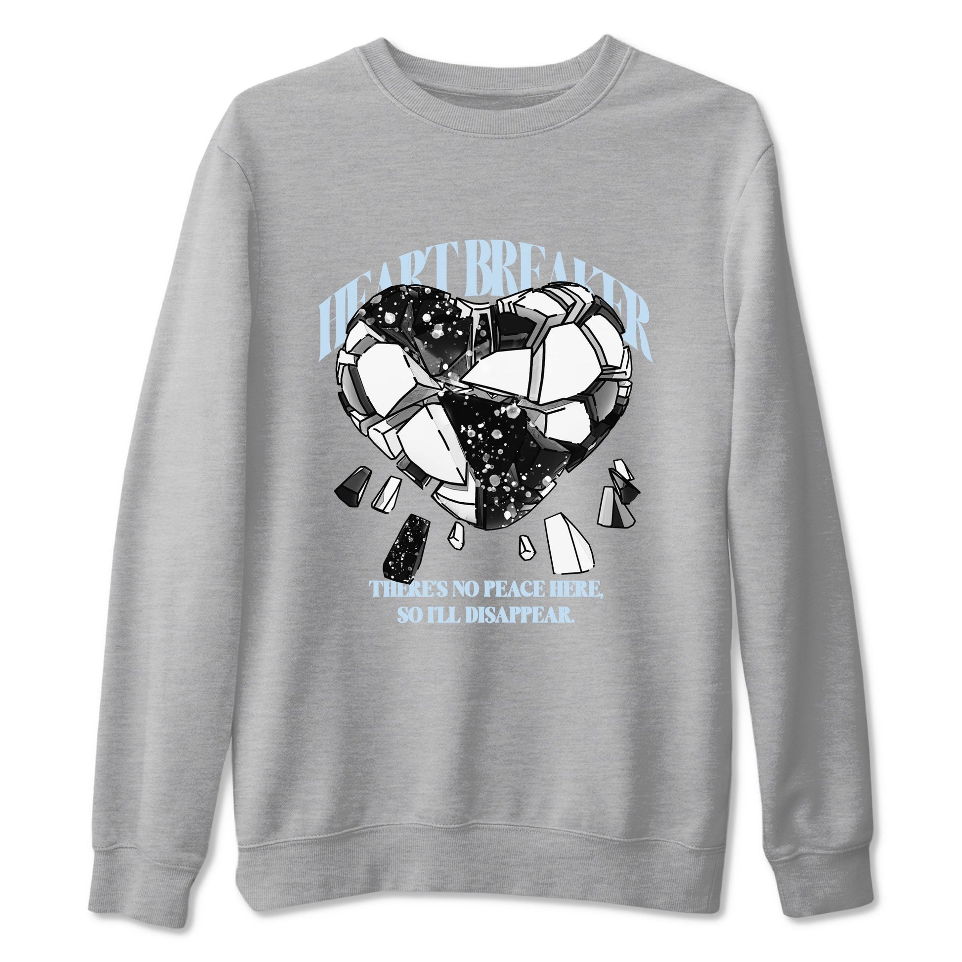 AJ6 White Black shirts to match jordans Heart Breaker sneaker match tees Air Jordan 6 White Black SNRT Sneaker Tees streetwear brand Heather Grey 2 unisex cotton tee