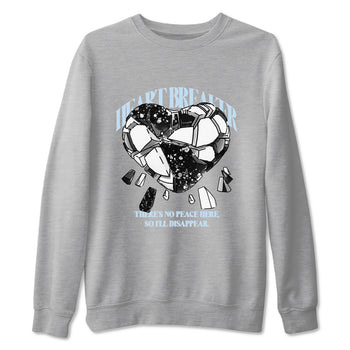 AJ6 White Black shirts to match jordans Heart Breaker sneaker match tees Air Jordan 6 White Black SNRT Sneaker Tees streetwear brand Heather Grey 2 unisex cotton tee