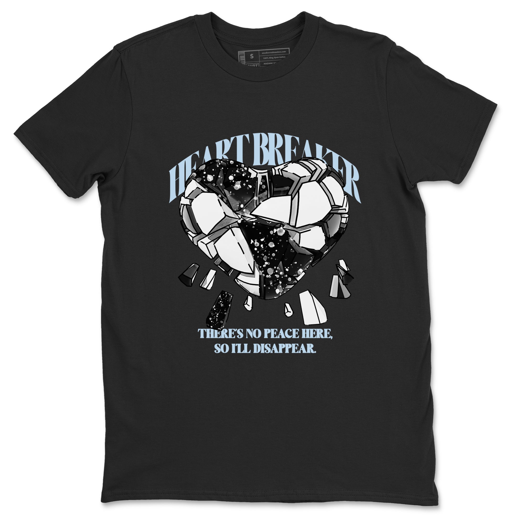 AJ6 White Black shirts to match jordans Heart Breaker sneaker match tees Air Jordan 6 White Black SNRT Sneaker Tees streetwear brand Black 2 unisex cotton tee
