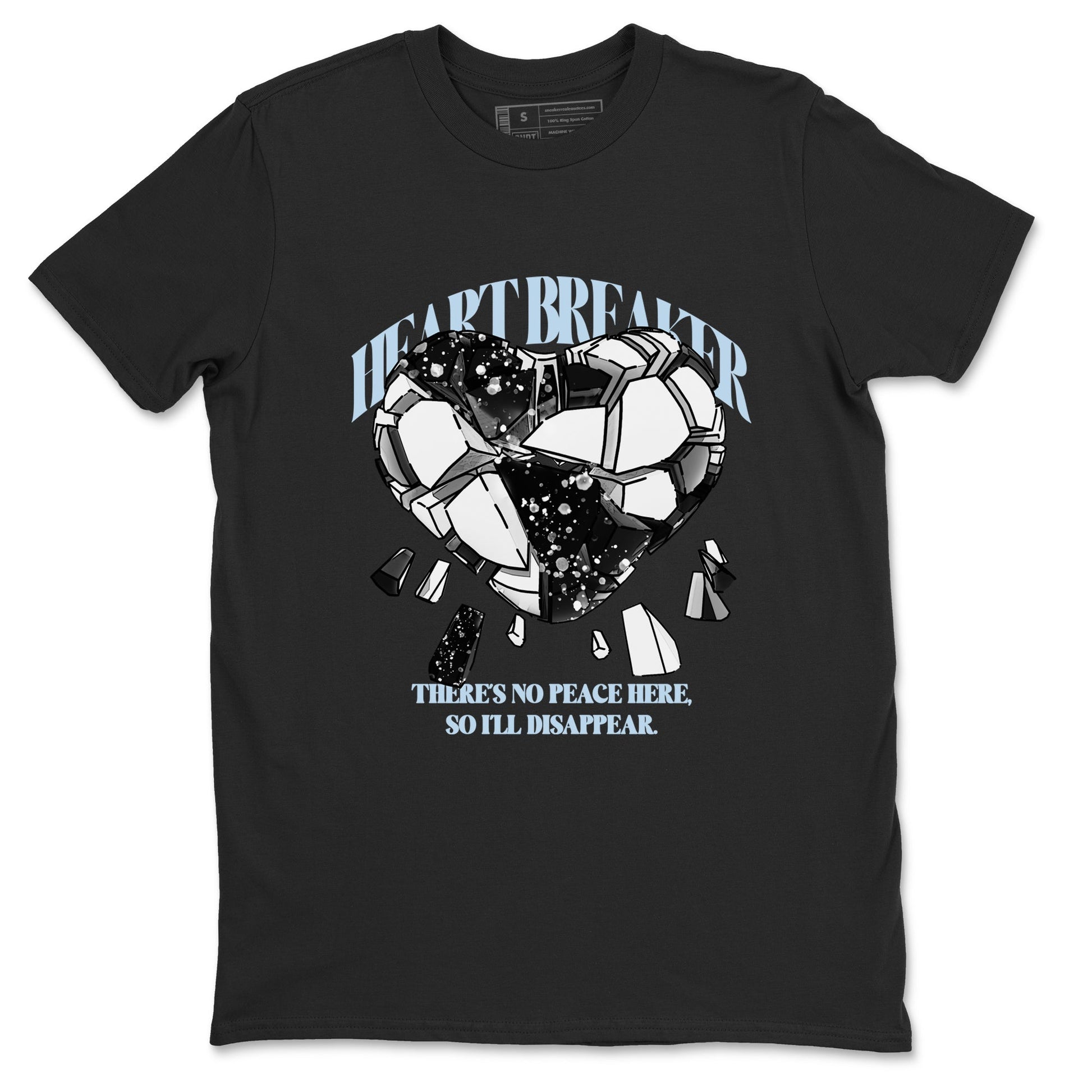 AJ6 White Black shirts to match jordans Heart Breaker sneaker match tees Air Jordan 6 White Black SNRT Sneaker Tees streetwear brand Black 2 unisex cotton tee