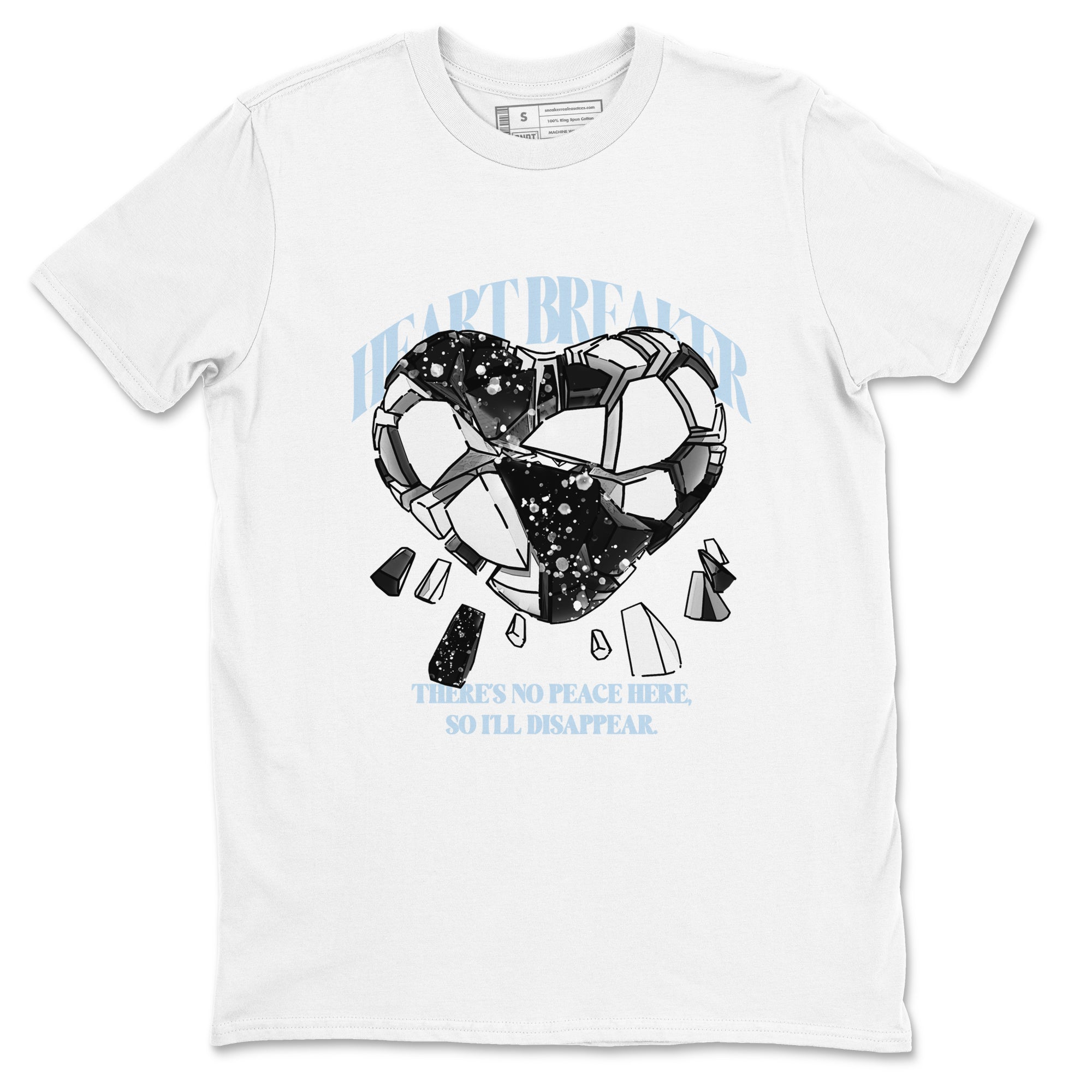 AJ6 White Black shirts to match jordans Heart Breaker sneaker match tees Air Jordan 6 White Black SNRT Sneaker Tees streetwear brand White 2 unisex cotton tee