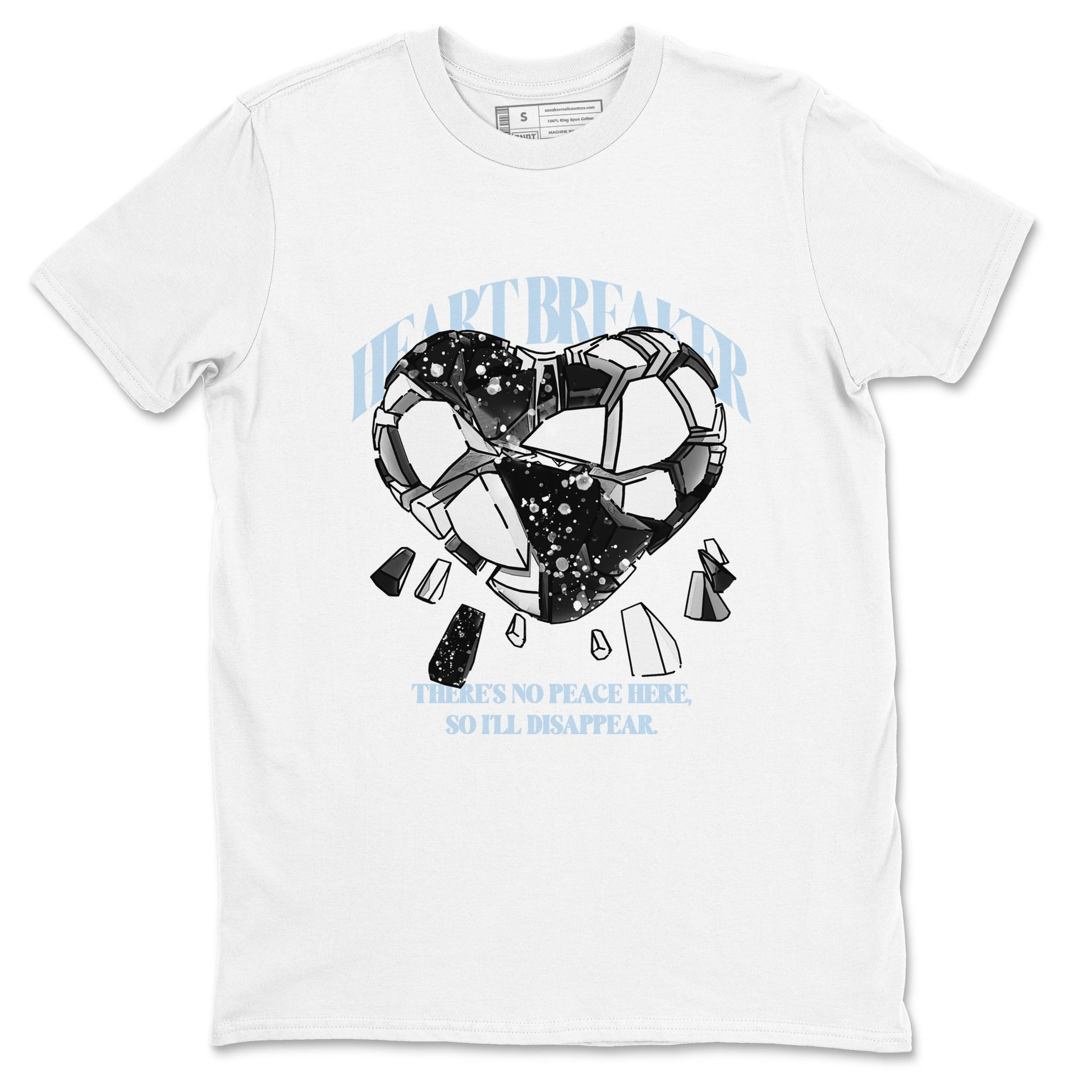 AJ6 White Black shirts to match jordans Heart Breaker sneaker match tees Air Jordan 6 White Black SNRT Sneaker Tees streetwear brand White 2 unisex cotton tee