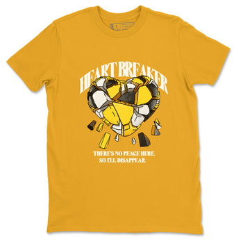Air Jordan 6 Yellow Ochre shirt to match jordans Heart Breaker sneaker tees AJ6 Yellow Ochre SNRT Sneaker Release Tees unisex cotton Gold 1 crew neck shirt
