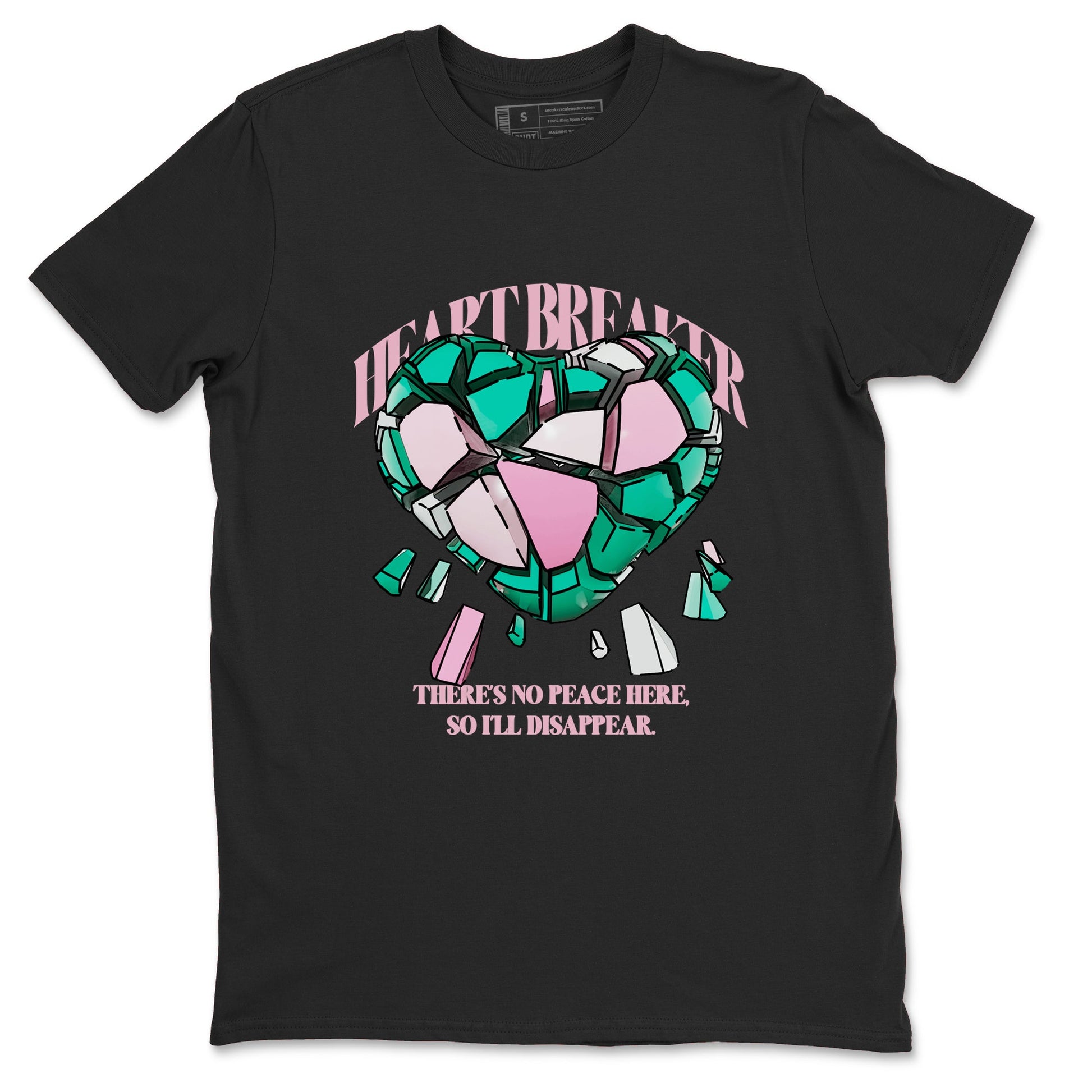 Dunk Low Medium Soft Pink Malachite shirt to match jordans Heart Breaker sneaker tees Dunk Medium Soft Pink Malachite SNRT Sneaker Release Tees unisex cotton Black 2 crew neck shirt