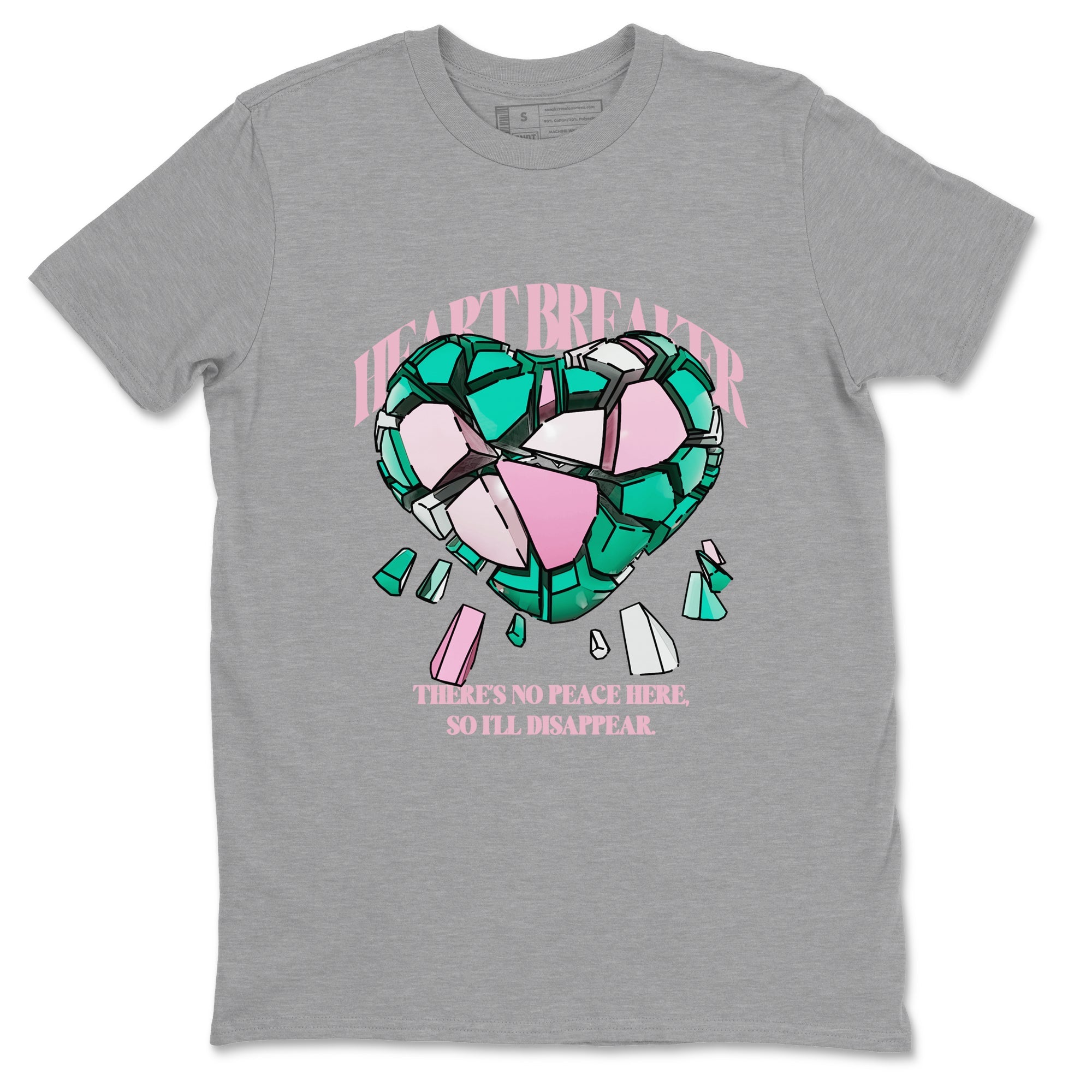 Dunk Low Medium Soft Pink Malachite shirt to match jordans Heart Breaker sneaker tees Dunk Medium Soft Pink Malachite SNRT Sneaker Release Tees unisex cotton Heather Grey 2 crew neck shirt