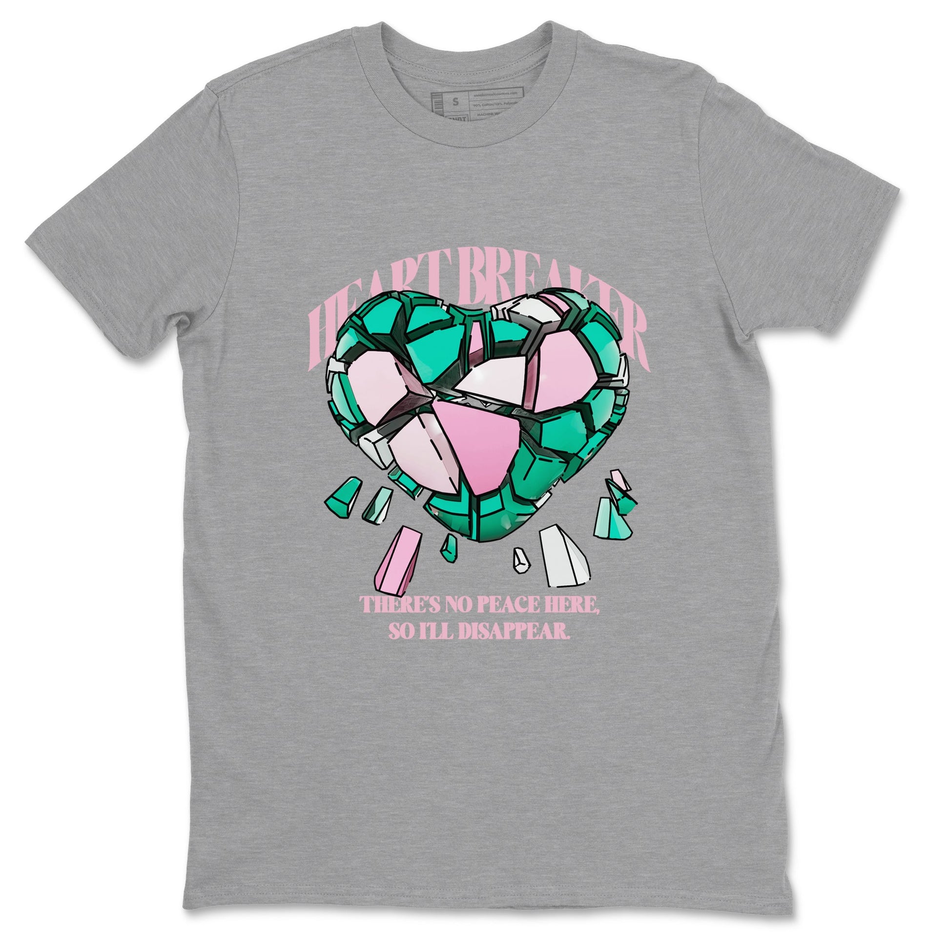 Dunk Low Medium Soft Pink Malachite shirt to match jordans Heart Breaker sneaker tees Dunk Medium Soft Pink Malachite SNRT Sneaker Release Tees unisex cotton Heather Grey 2 crew neck shirt