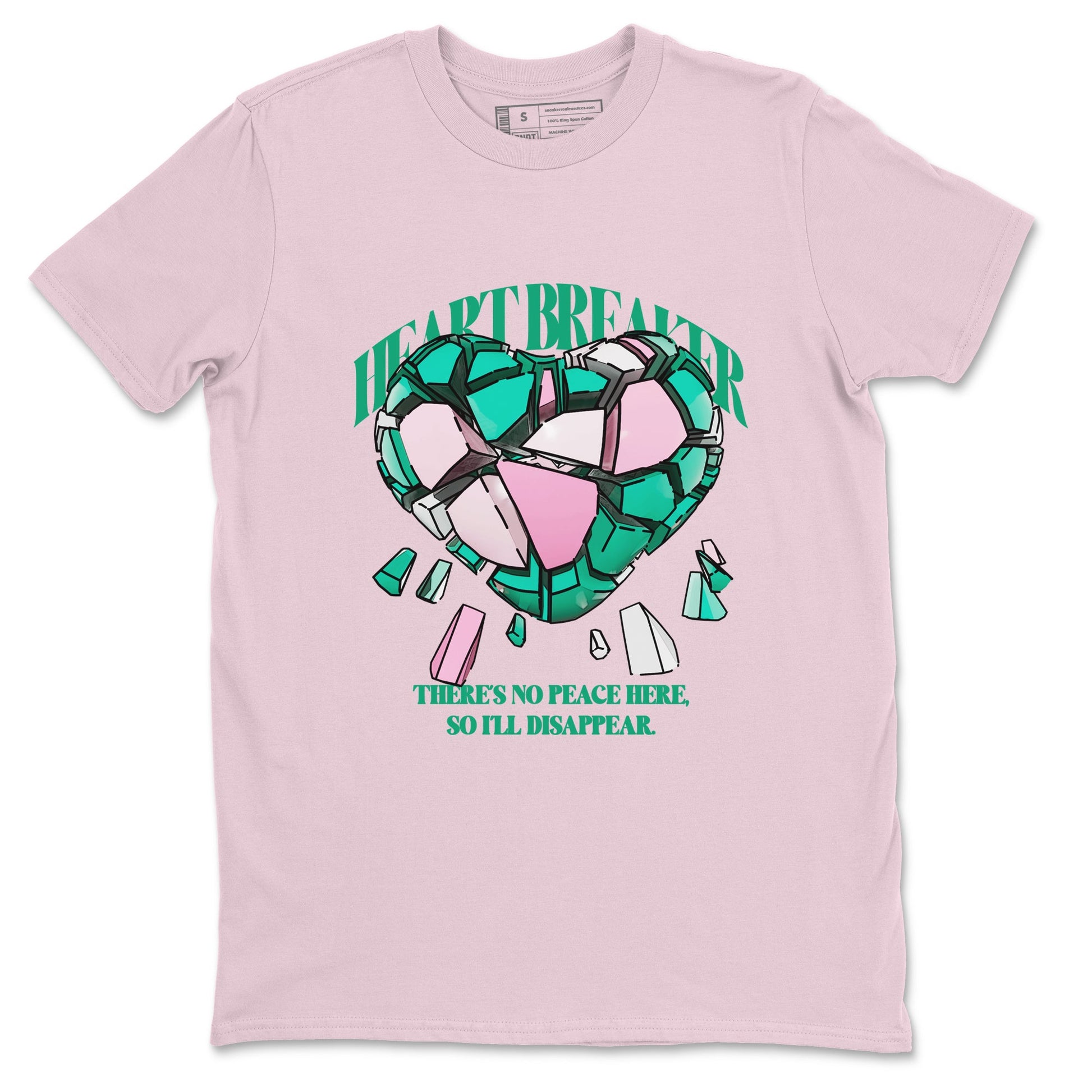 Dunk Low Medium Soft Pink Malachite shirt to match jordans Heart Breaker sneaker tees Dunk Medium Soft Pink Malachite SNRT Sneaker Release Tees unisex cotton Pink 2 crew neck shirt