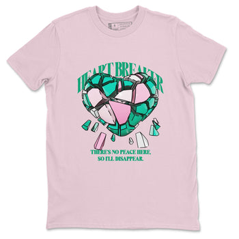 Dunk Low Medium Soft Pink Malachite shirt to match jordans Heart Breaker sneaker tees Dunk Medium Soft Pink Malachite SNRT Sneaker Release Tees unisex cotton Pink 2 crew neck shirt