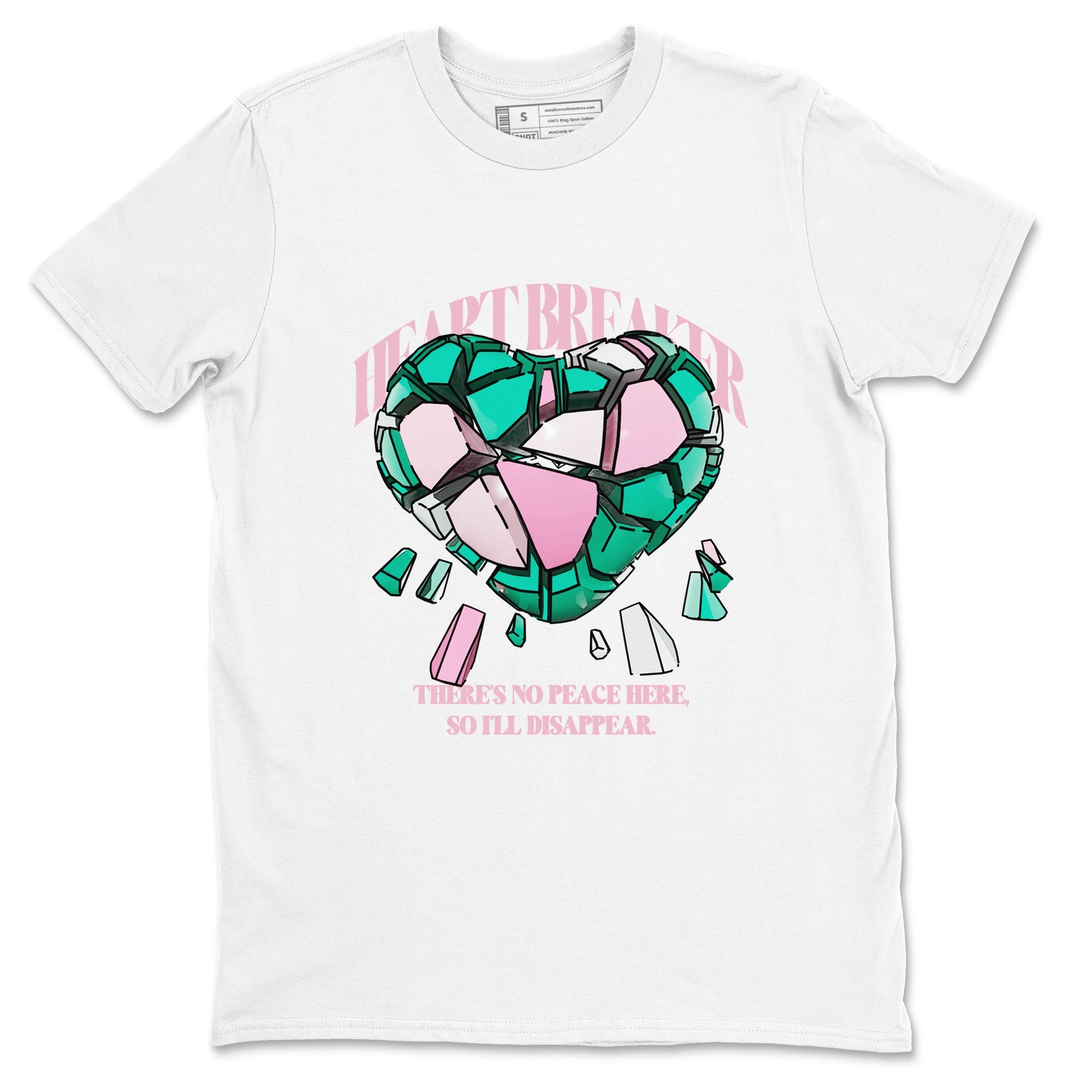 Dunk Low Medium Soft Pink Malachite shirt to match jordans Heart Breaker sneaker tees Dunk Medium Soft Pink Malachite SNRT Sneaker Release Tees unisex cotton White 2 crew neck shirt