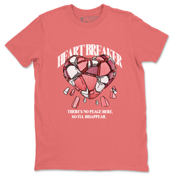 Dunk Valentines Day 2024 shirt to match jordans Heart Breaker sneaker tees Valentines Day 2024 SNRT Sneaker Release Tees unisex cotton Coral 1 crew neck shirt