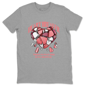Dunk Valentines Day 2024 shirt to match jordans Heart Breaker sneaker tees Valentines Day 2024 SNRT Sneaker Release Tees unisex cotton Heather Grey 1 crew neck shirt