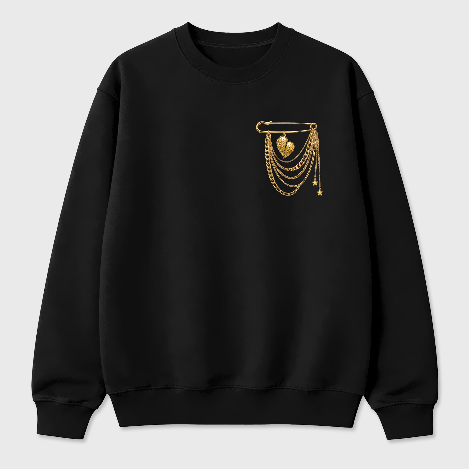 Sneaker match tees – Sneaker Tees To Match Air Jordan 11 Mother's Day Shoes – heart Brooch Tee Black 2