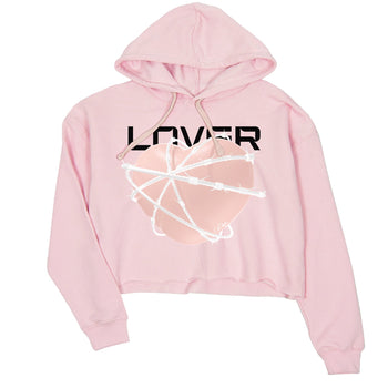 11s Legend Pink shirts to match jordans Heart Lover sneaker match tees Air Jordan 11 Legend Pink SNRT Sneaker Tees streetwear brand Pink 2 crop tee