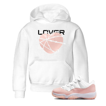 11s Legend Pink shirts to match jordans Heart Lover sneaker match tees Air Jordan 11 Legend Pink SNRT Sneaker Tees streetwear brand Baby and Youth White 1 cotton tee